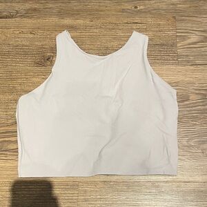 Athleta Light Purple Crop Top (Built in Bra)